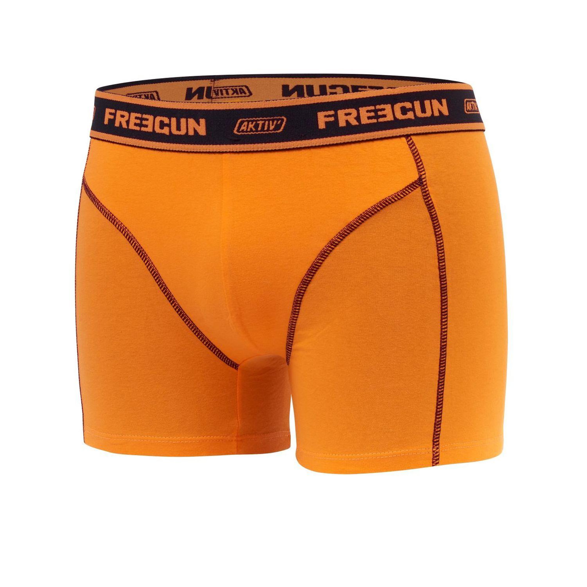 Voir la diapositive 6 : FREEGUN Lot de 4 boxers en coton homme Aktiv