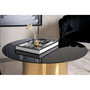 Voir la diapositive 5 : Paris Prix Table Basse Design  Ystad  80cm Noir & Or