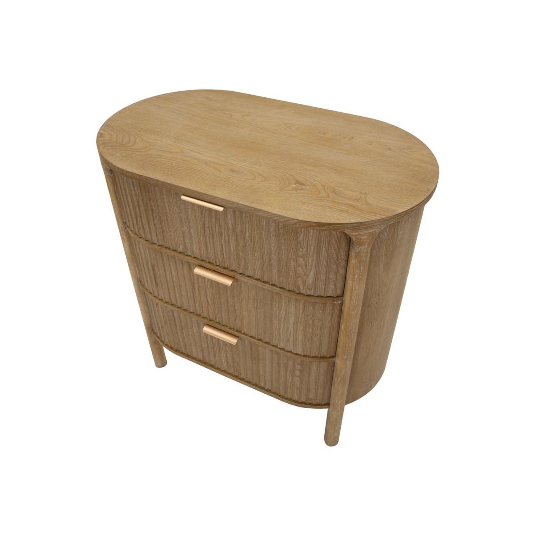 Voir la diapositive 4 : Paris Prix Commode 3 tiroirs  goteborg  82cm naturel