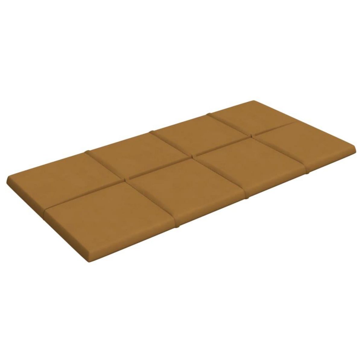 VIDAXL Panneaux muraux 12 pcs Marron 60x30 cm Velours 2,16 m^2