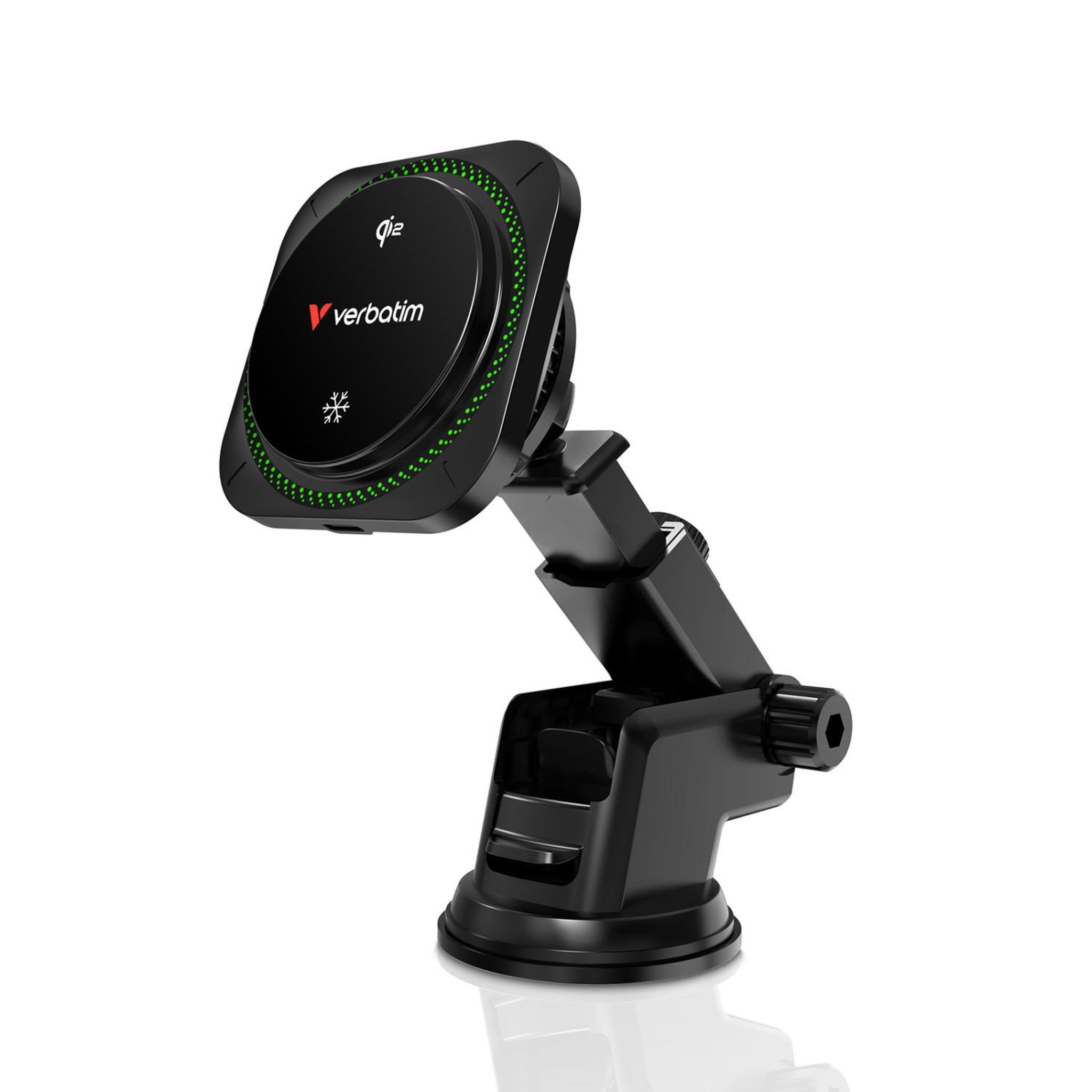 Verbatim Verbatim charge 'n' drive qi2 rgb smartphone noir usb recharge sans fil charge rapide auto