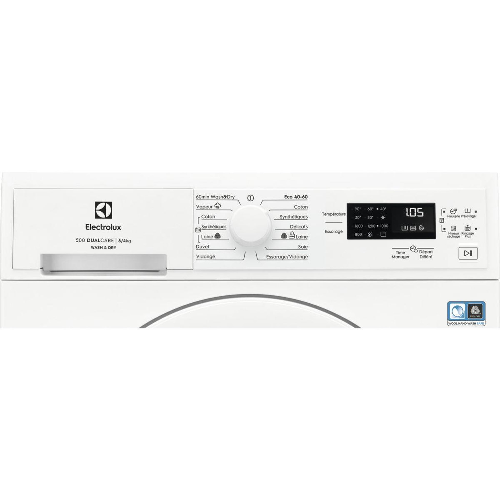 Voir la diapositive 2 : ELECTROLUX Lave linge séchant hublot eww1685da