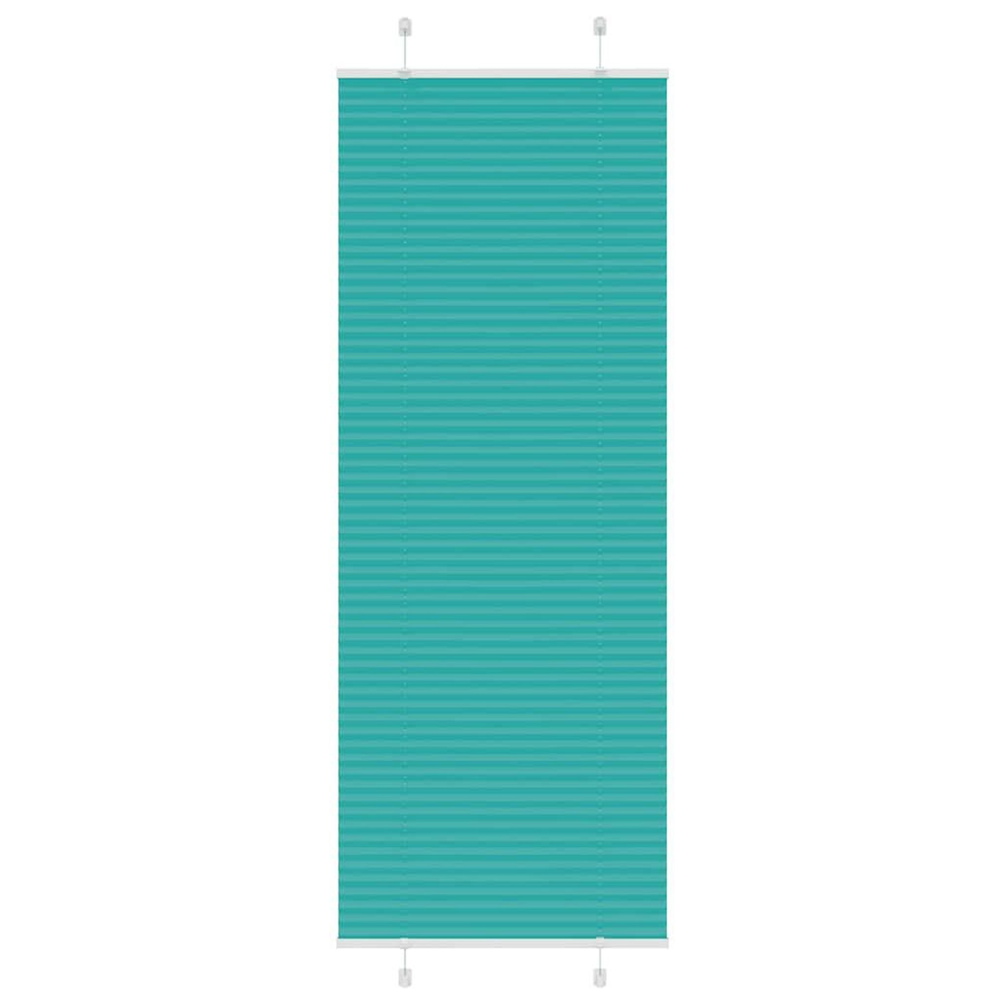 VIDAXL Store plisse vert petrole 80x200 cm largeur du tissu 79,4 cm