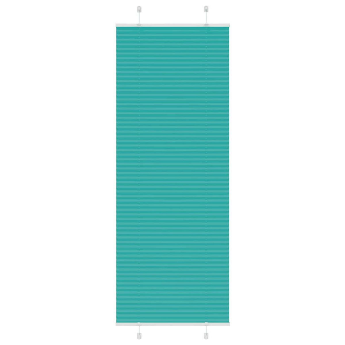 VIDAXL Store plisse vert petrole 80x200 cm largeur du tissu 79,4 cm