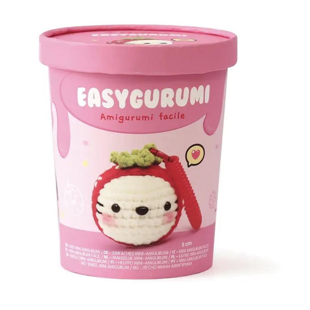 Graine créative Easygurumi - Fraise porte cles
