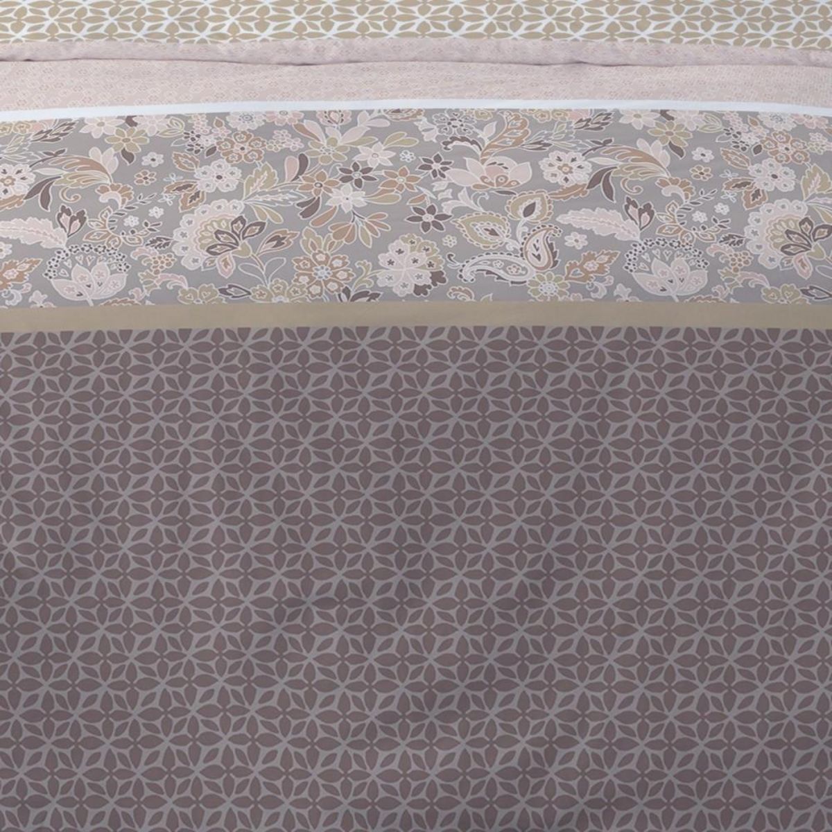 Dourev Housse de couette Flanelle 240x220 FRIDA + 2 taies