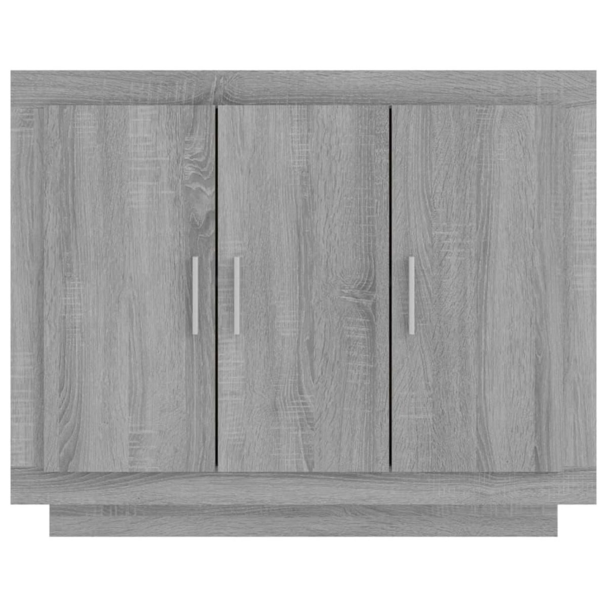 VIDAXL Buffet Sonoma gris 92x35x75 cm Bois d'ingenierie
