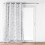 Paris Prix Rideau Voilage à Œillets  Flavie  140x240cm Gris
