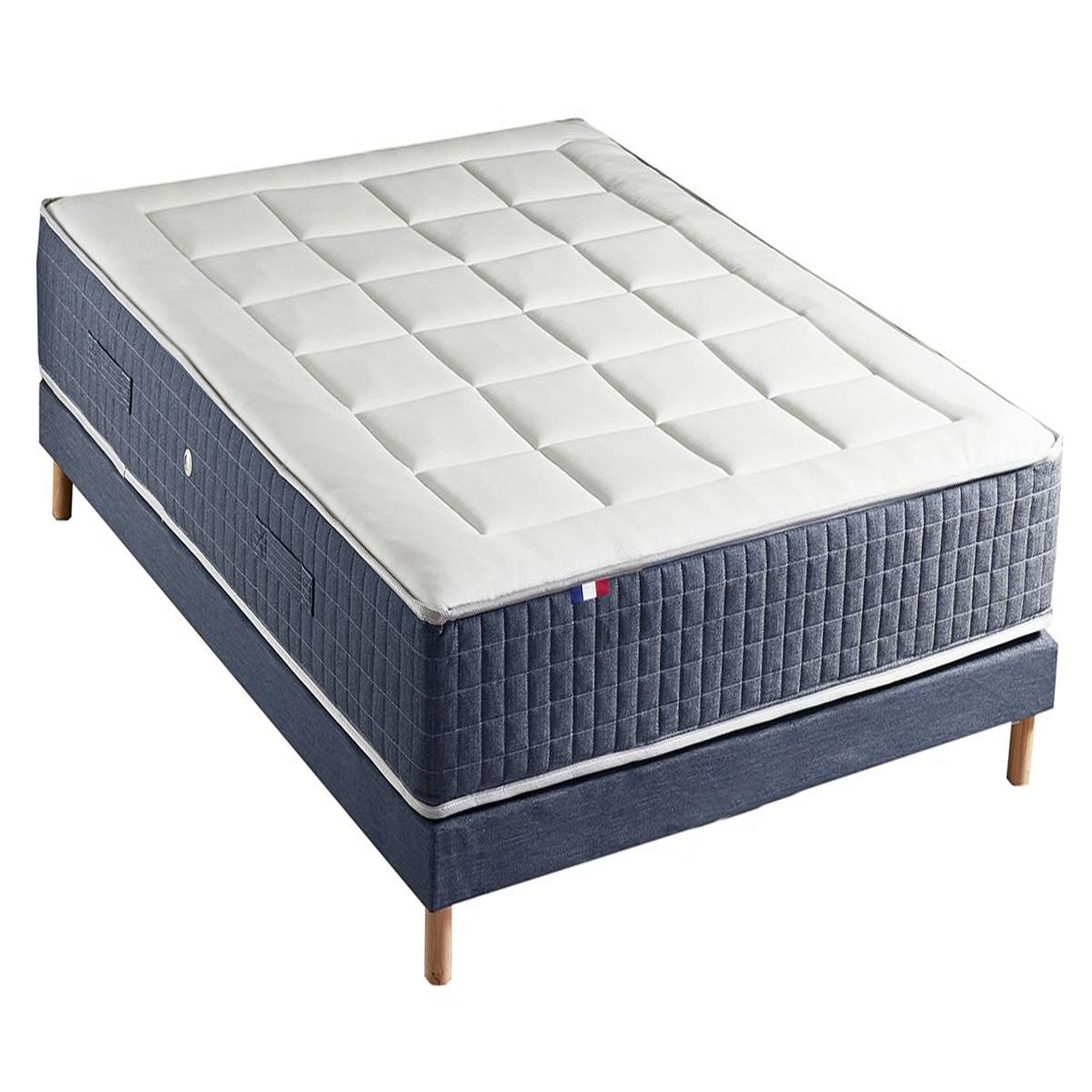 Voir la diapositive 2 : Matelas ressort ensachés 30 cm 140x190 cm KING STYLE