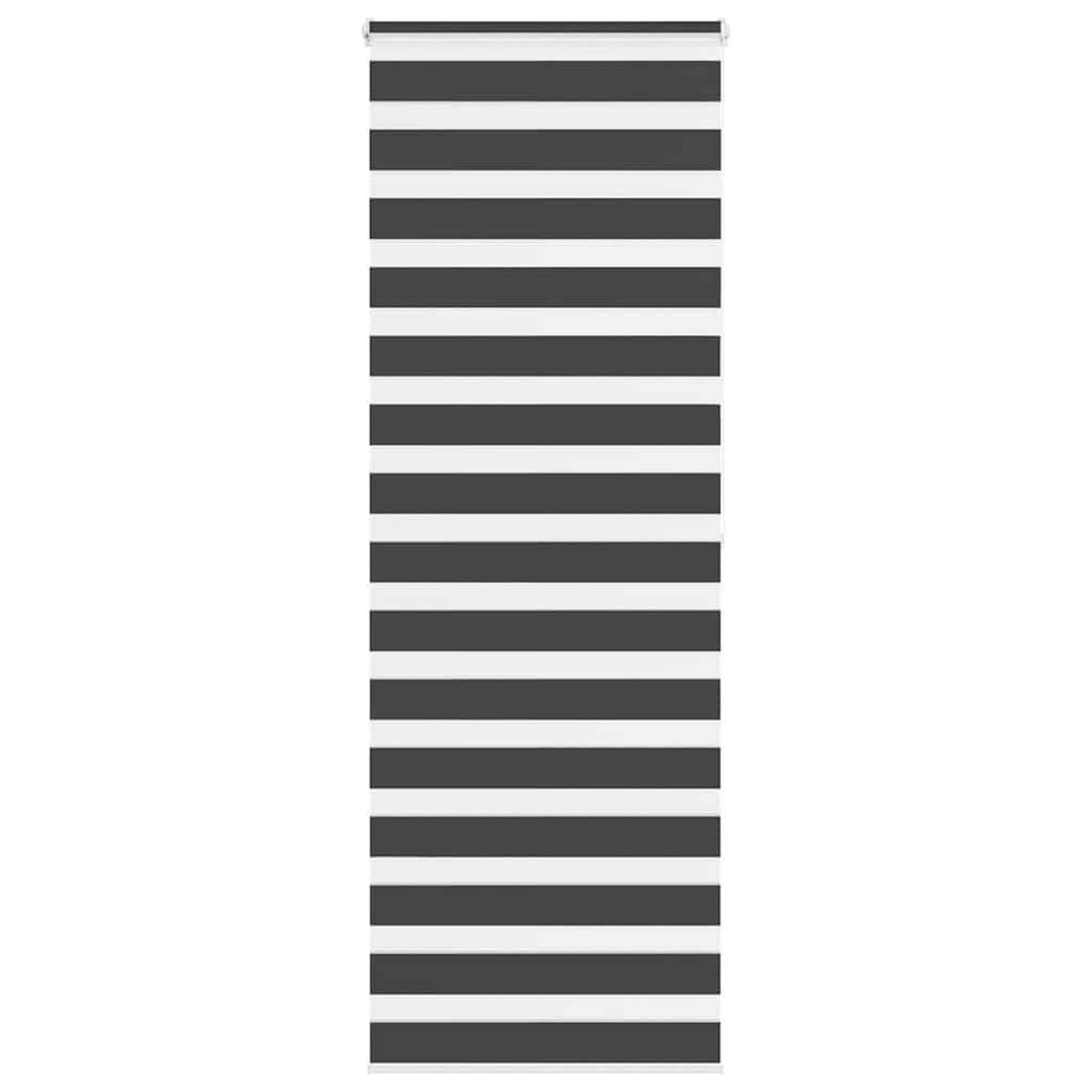 VIDAXL Store zebre noir 85x200 cm largeur du tissu 80,9 cm polyester