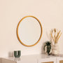 Voir la diapositive 4 : ATMOSPHERA Miroir Mural Rond  Kim  55cm Naturel
