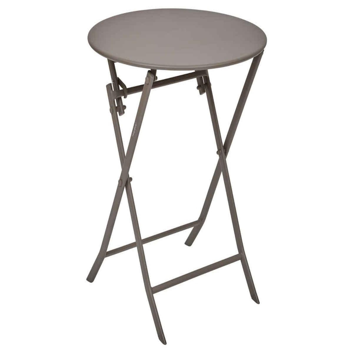HESPERIDE Table de jardin ronde Greensboro Ø 60 cm 2 places Café - Hespéride