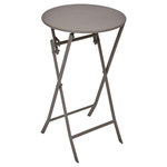 HESPERIDE Table de jardin ronde Greensboro Ø 60 cm 2 places Café - Hespéride