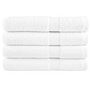 Voir la diapositive 1 : VIDAXL Serviettes de qualité supérieure SOLUND 4 pcs blanc 600 g m²