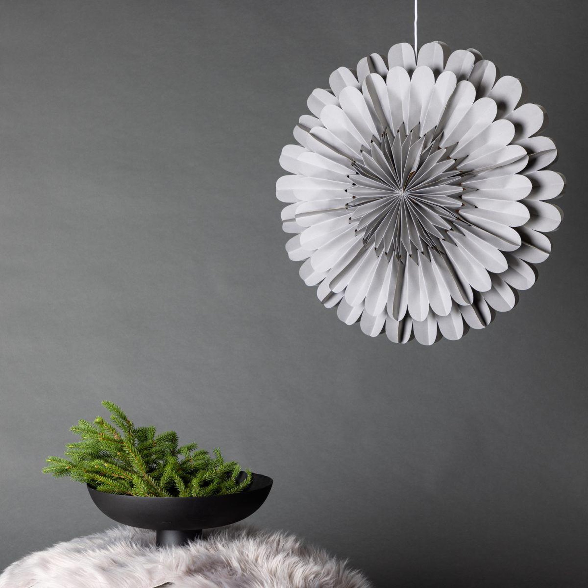 Voir la diapositive 6 : Paris Prix Lampe suspension déco  jarvson  60cm gris foncé