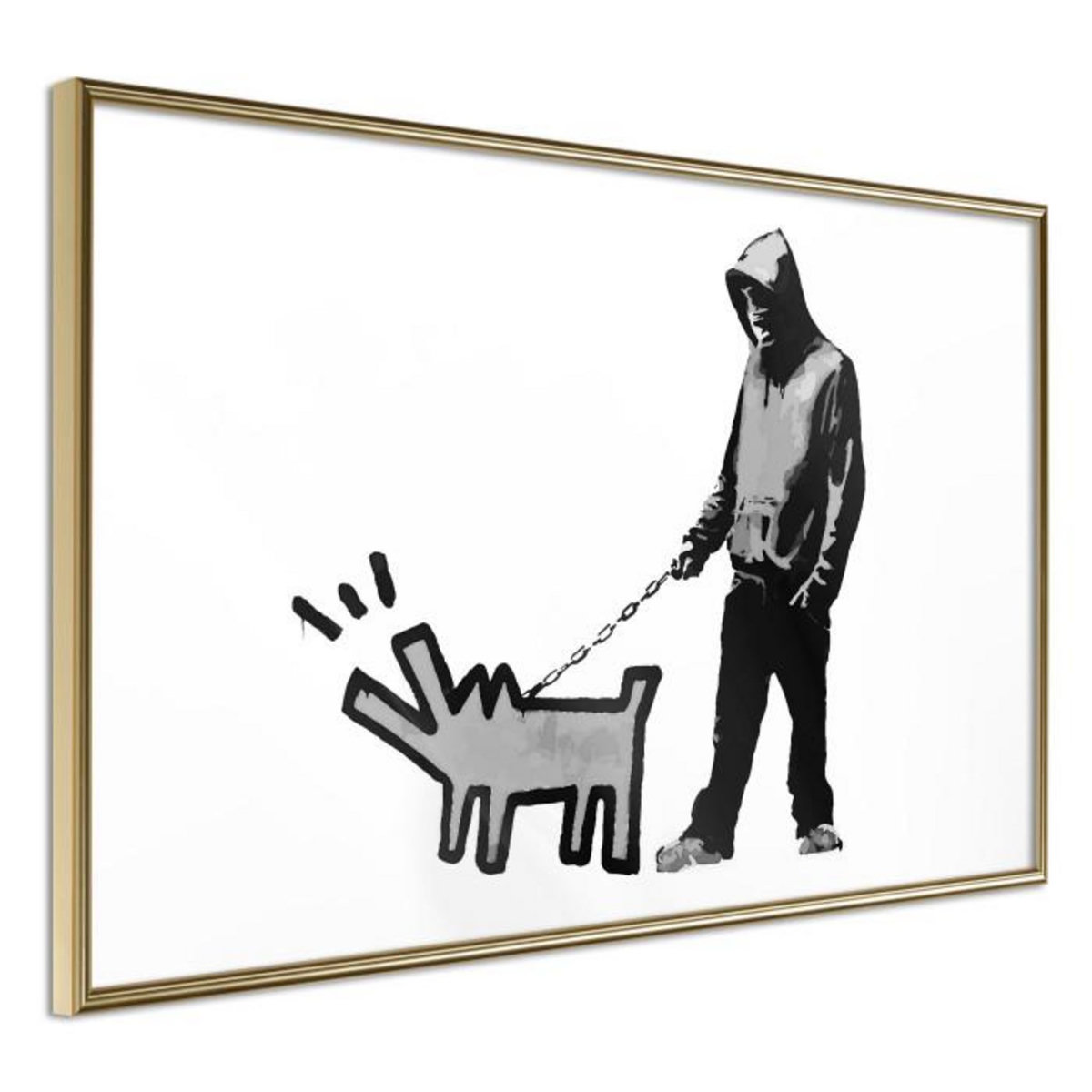 Paris Prix Affiche Murale Encadrée  Banksy Choose Your Weapon