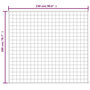 Voir la diapositive 6 : VIDAXL Couverture lestee Gris 200x230 cm 9 kg Tissu