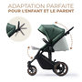 Voir la diapositive 4 : KINDERKRAFT Poussette évolutive 2 en 1 suspension améliorée pour enfants à 22 kg