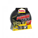 PATTEX Adhésif PATTEX réparation toile multiusage, Power tape L.10 m x l.51 mm, noir