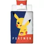 Pokemon Pokémon - Parure de Lit Enfant Pikachu Déstructuré  - Housse de Couette 140x200 Taie d'Oreiller 63x63 cm