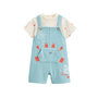 Voir la diapositive 1 : Petit Béguin Ensemble salopette bébé en éponge et t-shirt Cayo Coco