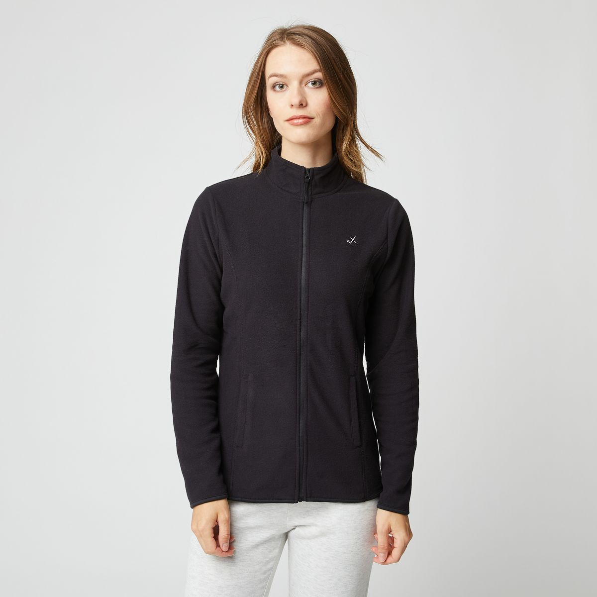 INEXTENSO Veste polaire de sport noir femme