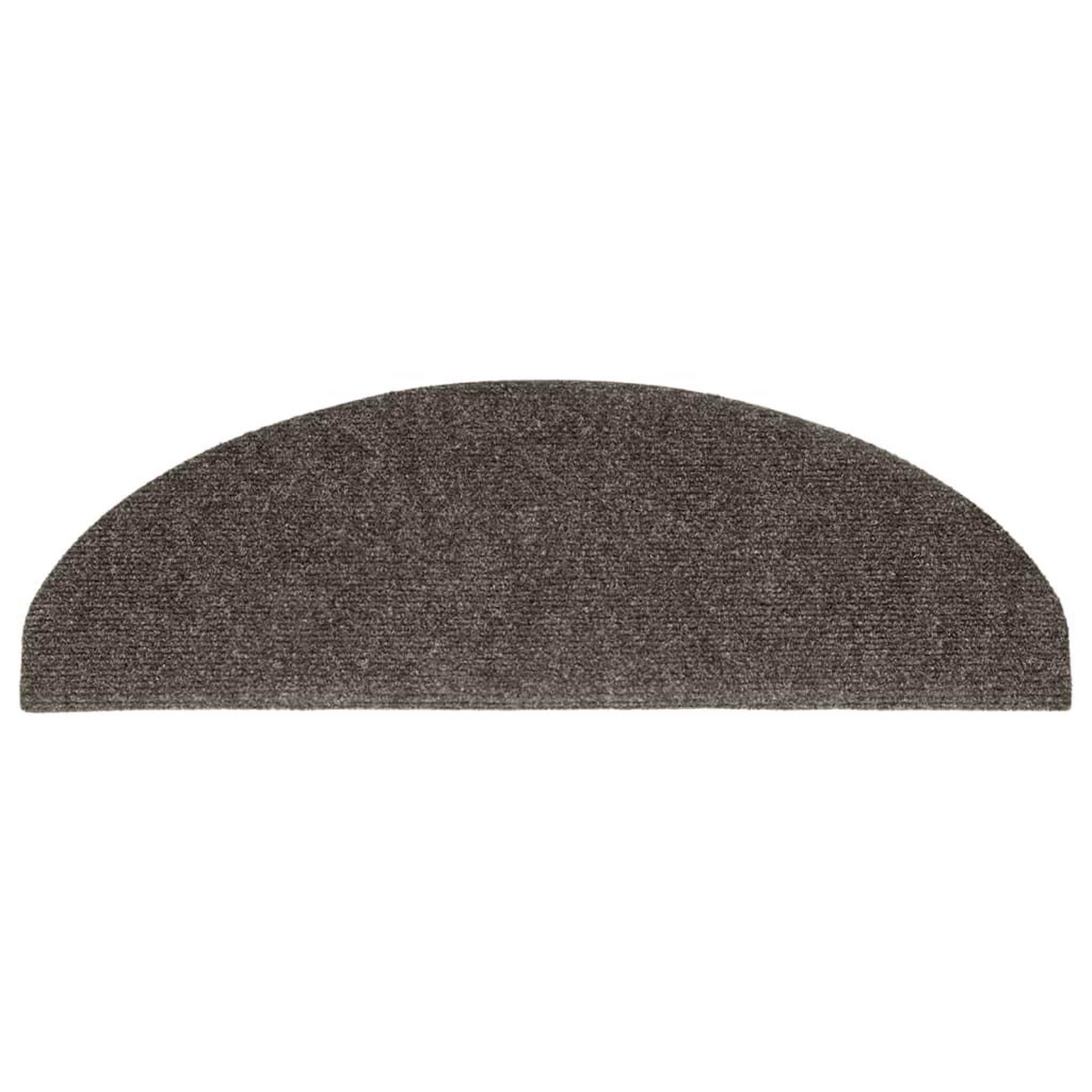Voir la diapositive 5 : VIDAXL Tapis d'escalier autocollants 5 pcs anthracite 65x21x4 cm