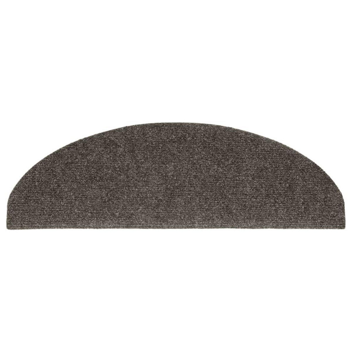 VIDAXL Tapis d'escalier autocollants 5 pcs anthracite 65x21x4 cm