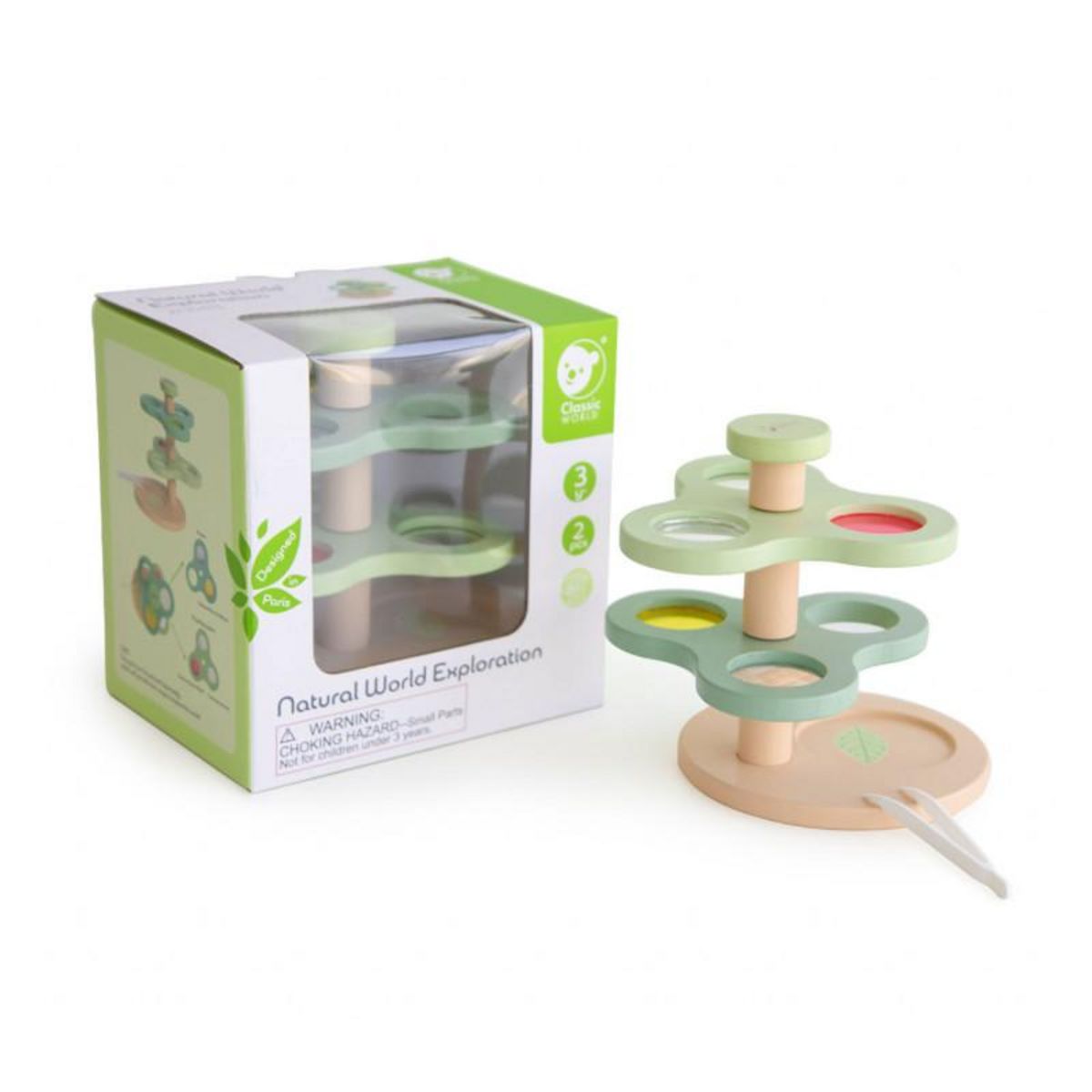 CLASSIC WORLD Classic World Wooden Insects and Discovery Set, 2dlg. 20148