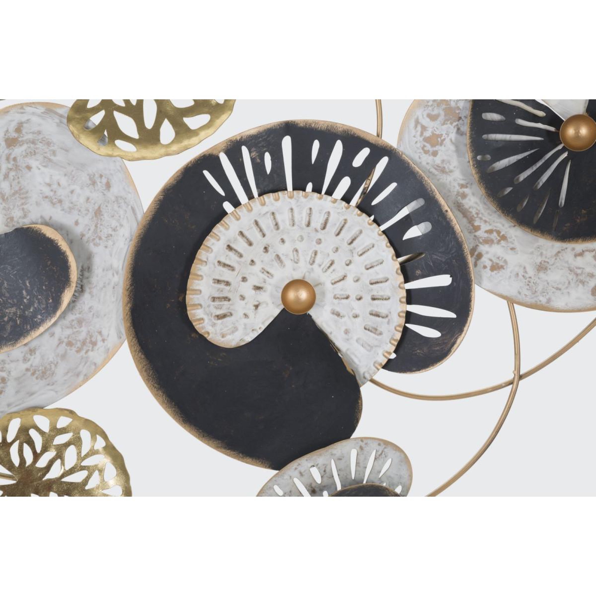 Voir la diapositive 2 : Paris Prix Décoration murale en métal  gloth  124cm multicolore