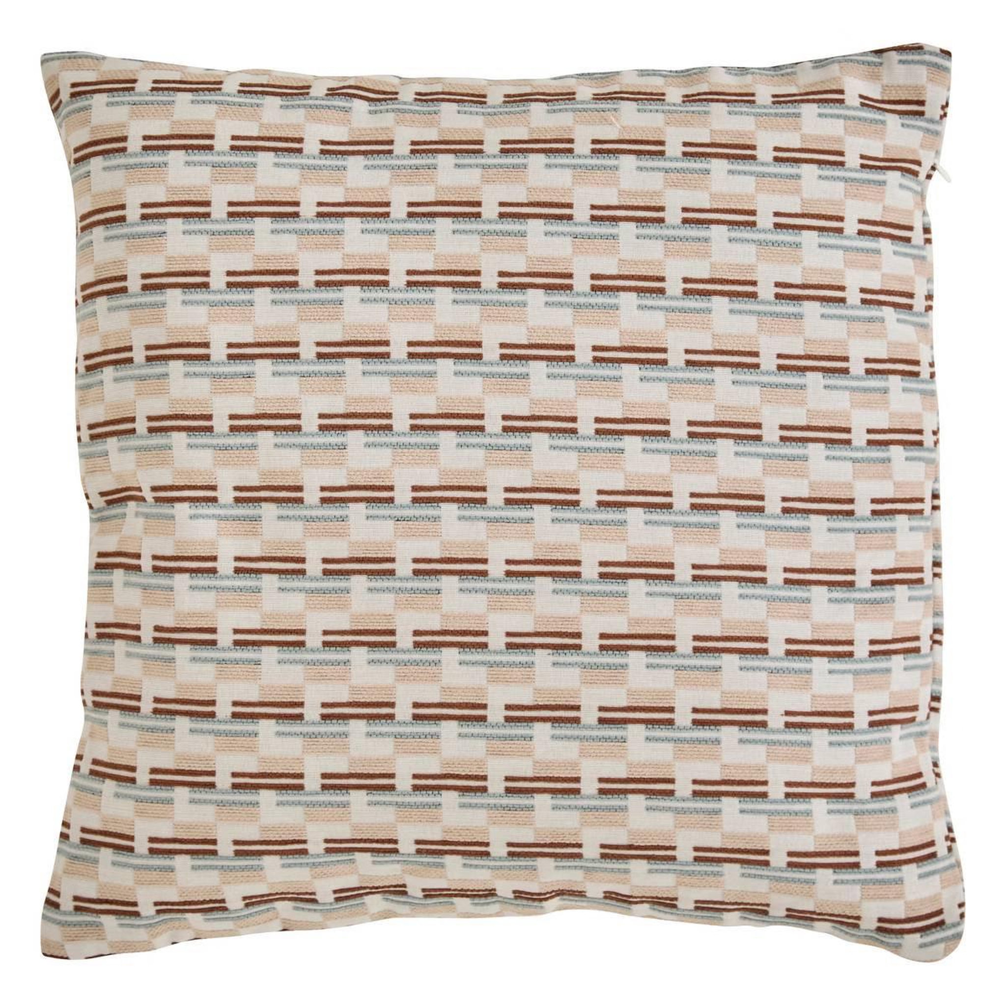 ATMOSPHERA Coussin déco en jacquard  skylounge  38x38cm multicolore