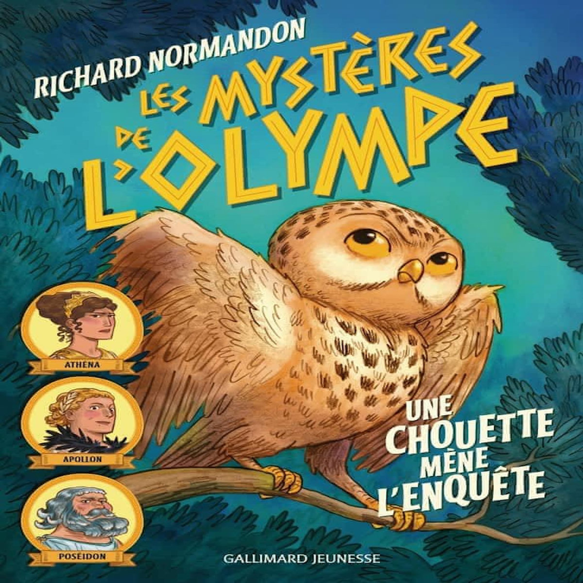 LES MYSTERES DE L'OLYMPE TOME 1 : UNE CHOUETTE MENE L'ENQUETE, Normandon Richard