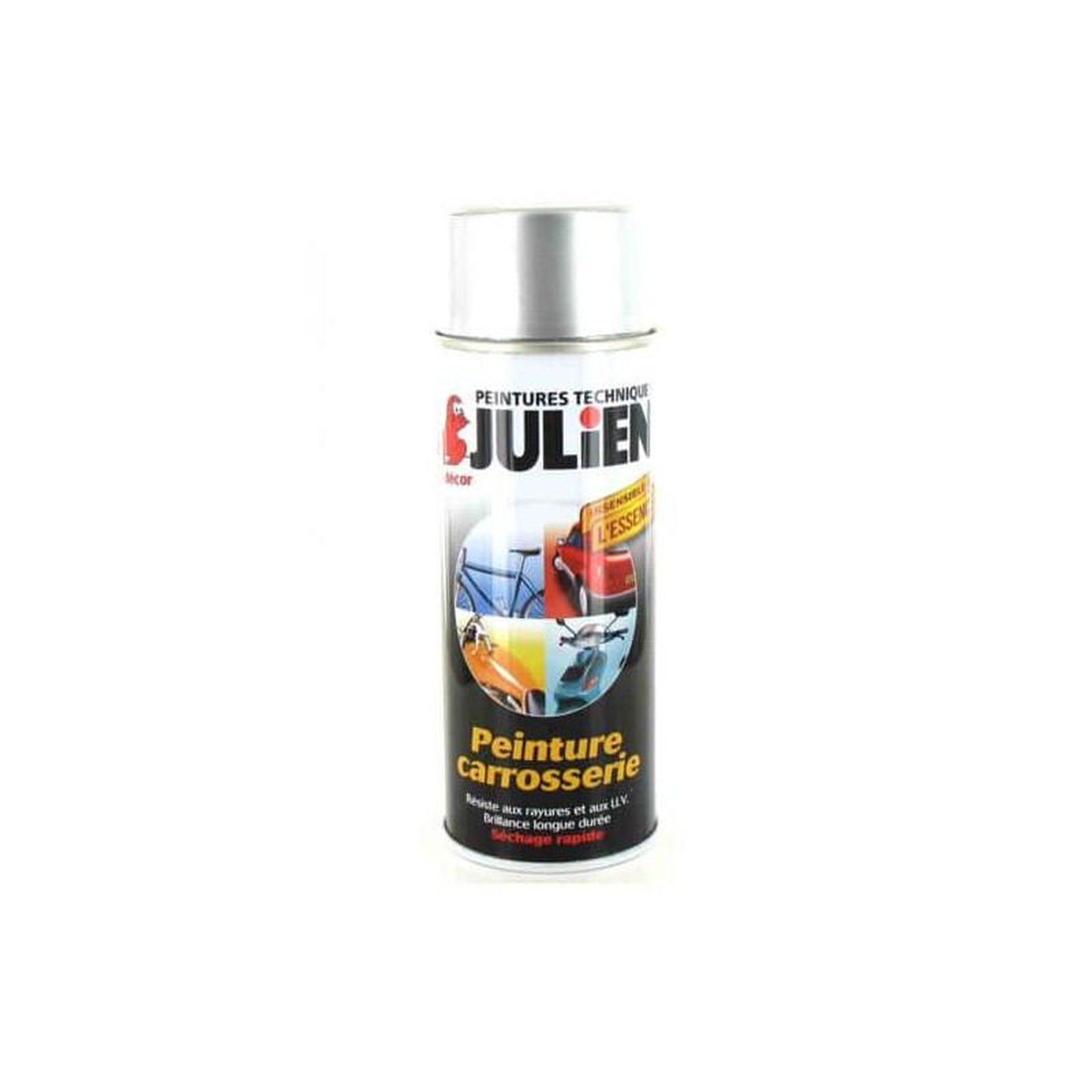 Julien Peinture aérosol Julien carrosserie Gris Thallium 400ml Ral 37102