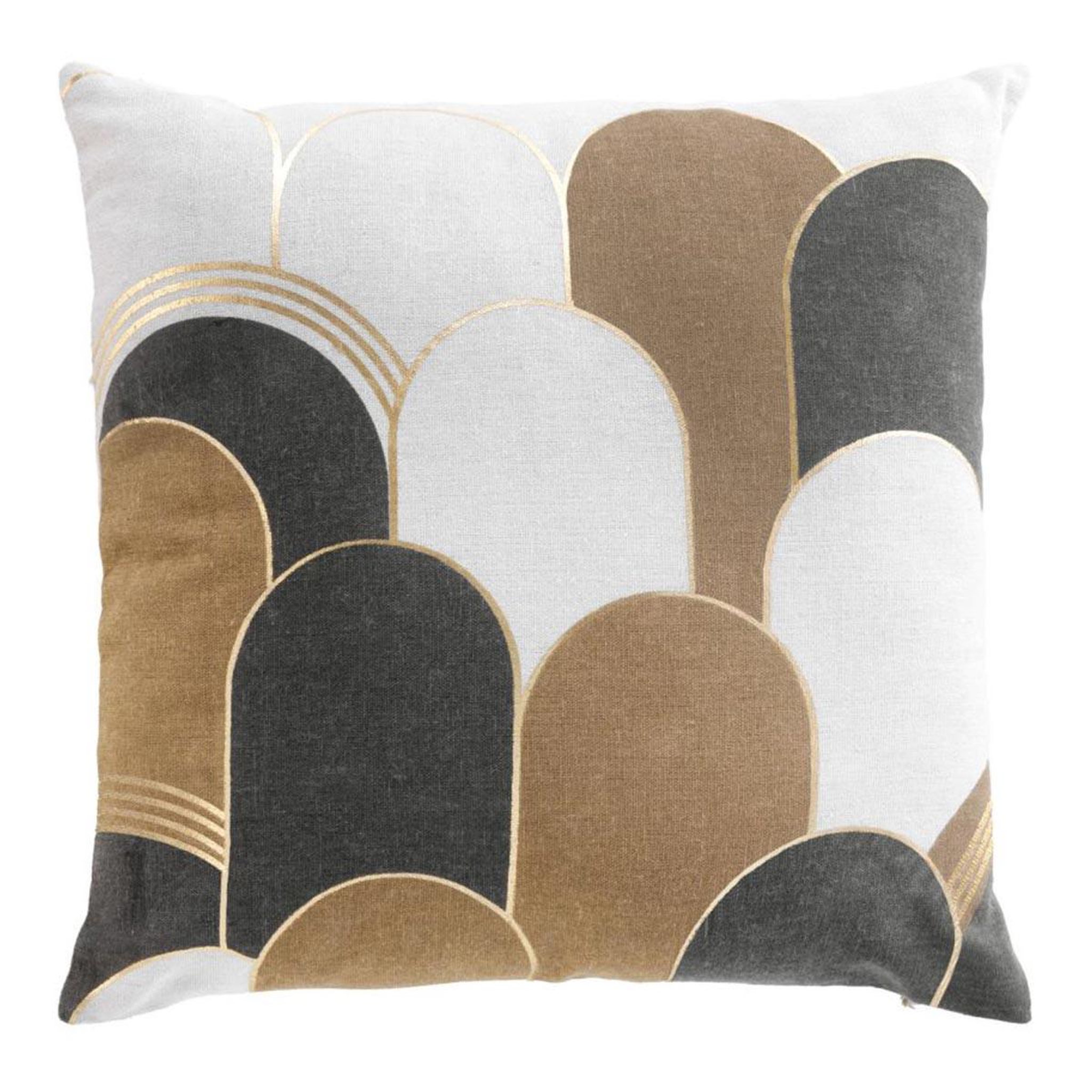 Douceur d'Intérieur Coussin déco imprimé  denali  45x45cm multicolore