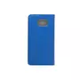 amahousse Housse bleue Galaxy S6 folio texturé avec rabat aimanté