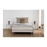 DEKO DREAM DEKO DREAM Détente Ensemble matelas + sommier 160 x 200 cm - Ressorts - 7 zones - 19 cm - Équilibré