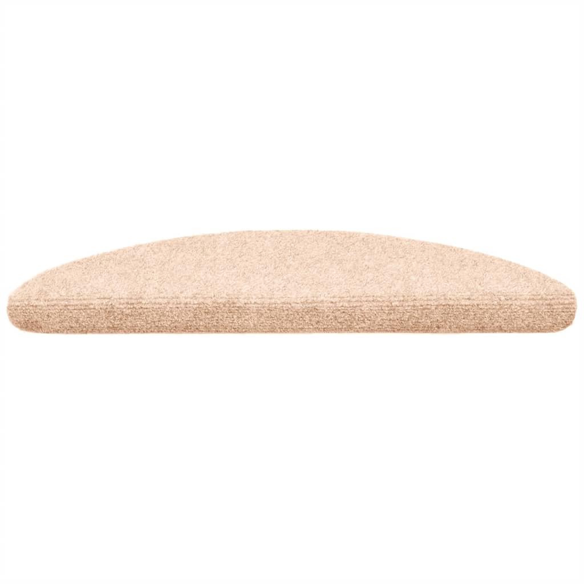 Voir la diapositive 3 : VIDAXL Tapis d'escalier auto-adhesifs 30 pcs creme 56x17x3 cm