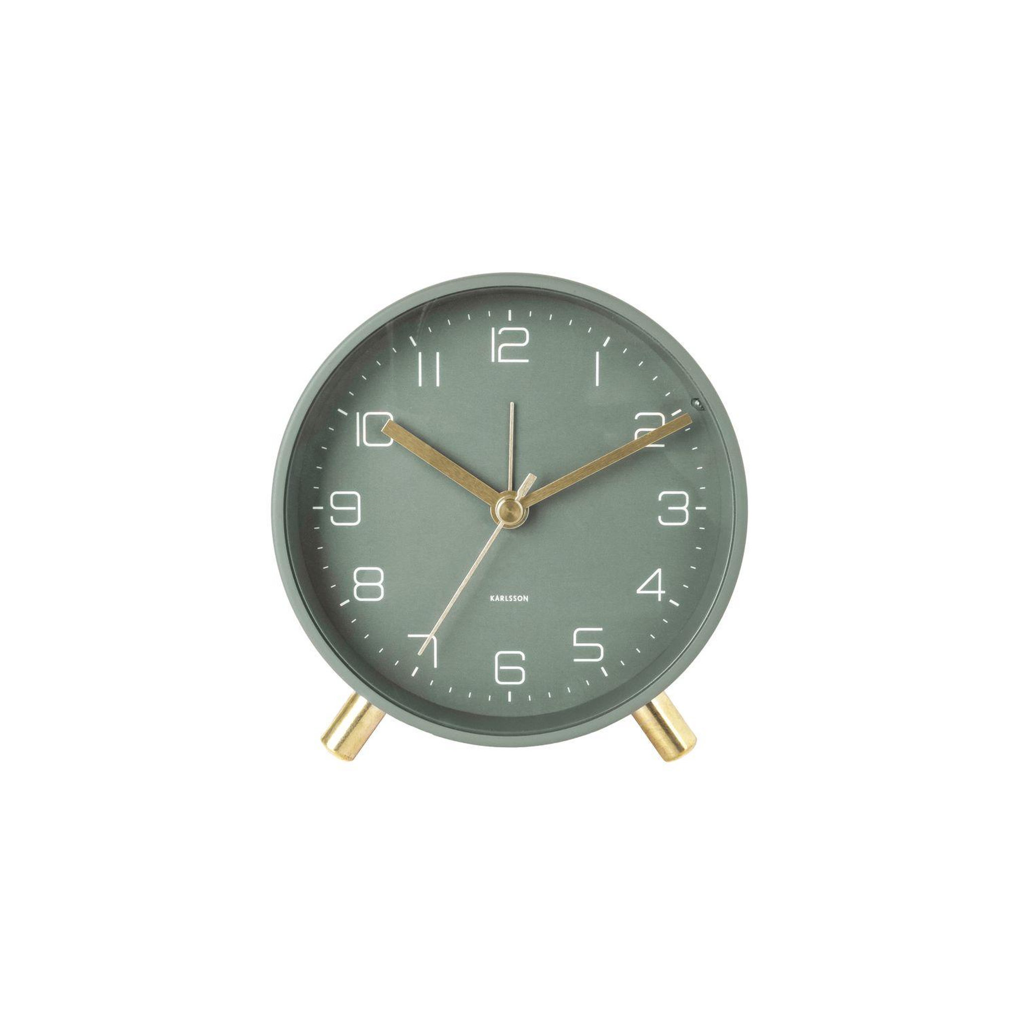 Voir la diapositive 2 : Karlsson Horloge réveil en métal lofty - diam. 11 cm