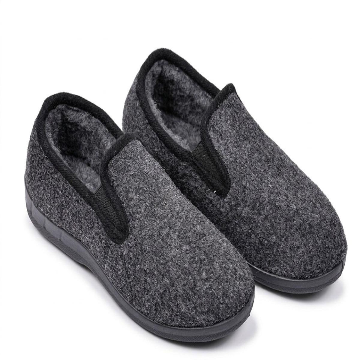 OZABI OZABI Pantoufles Femme Charentaises Chaudes Fourrées Semelle Antidérapante