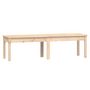 Voir la diapositive 2 : VIDAXL Banc de jardin a 2 places 159,5x44x45 cm bois massif de pin