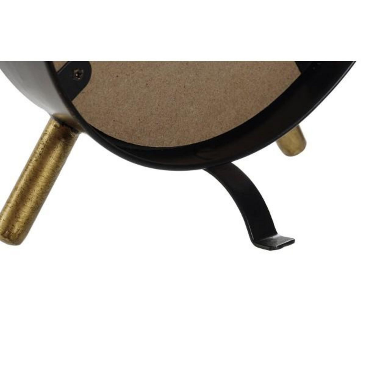 AAAAA Horloge de table DKD Home Decor Bleu Noir Multicouleur Métal Verre Vintage 20,5 x 5 x 24 cm (2 Unités)