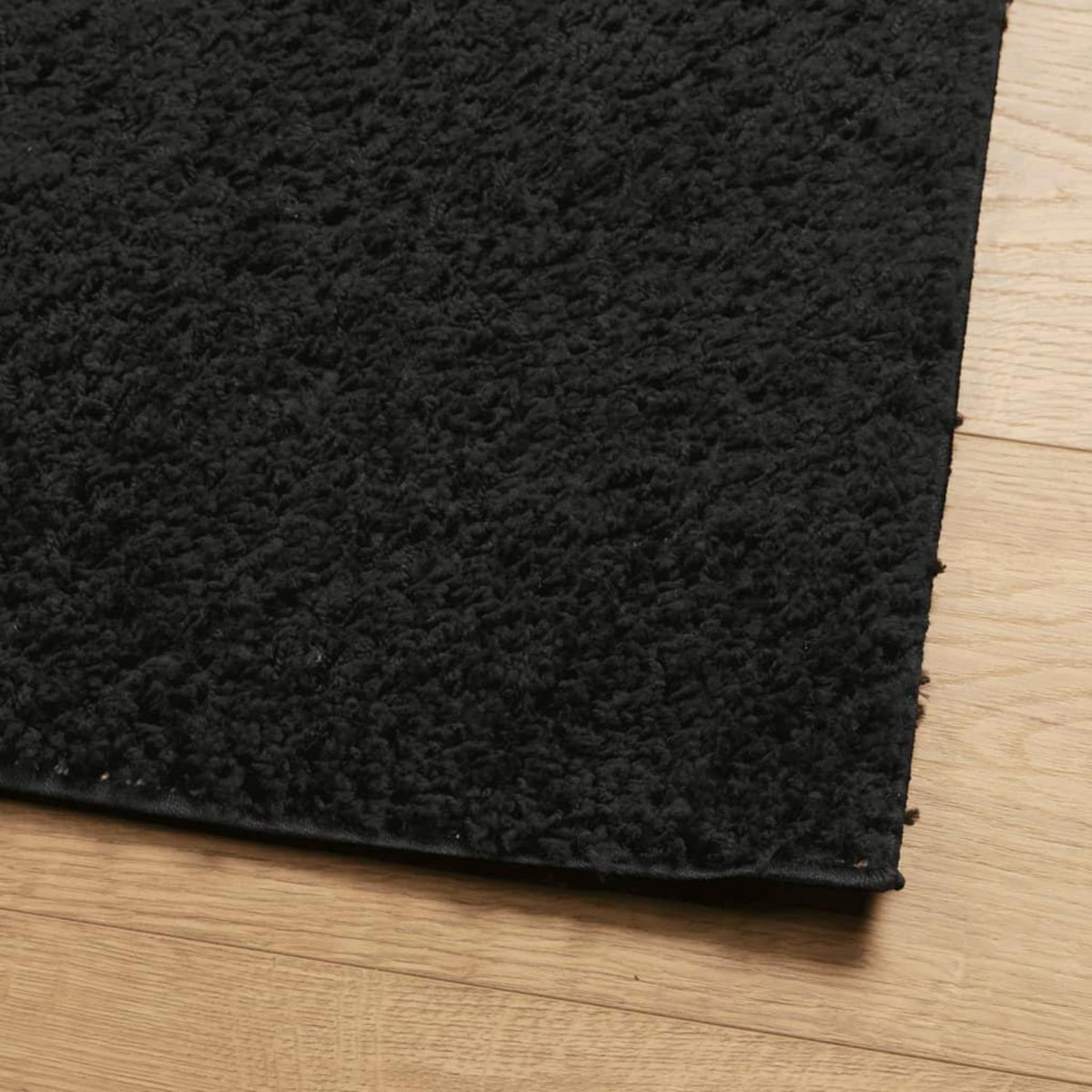 VIDAXL Tapis shaggy PAMPLONA poils longs moderne noir 140x200 cm