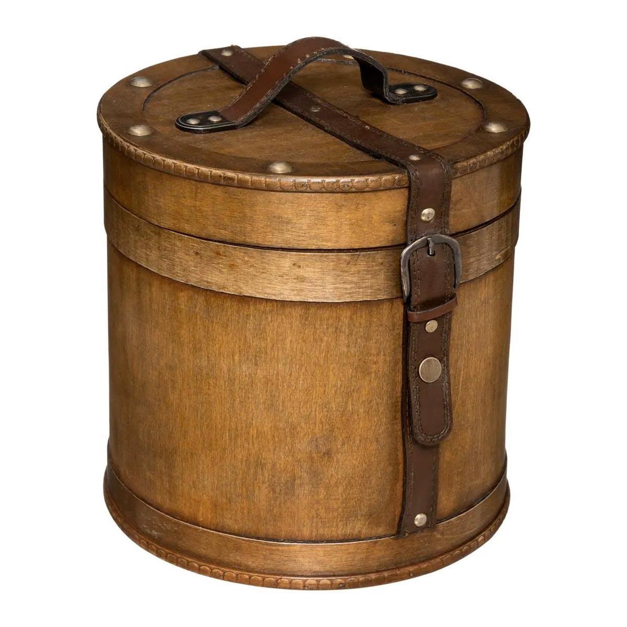 Voir la diapositive 2 : ATMOSPHERA Lot de 2 boîtes déco  rodani  26cm naturel