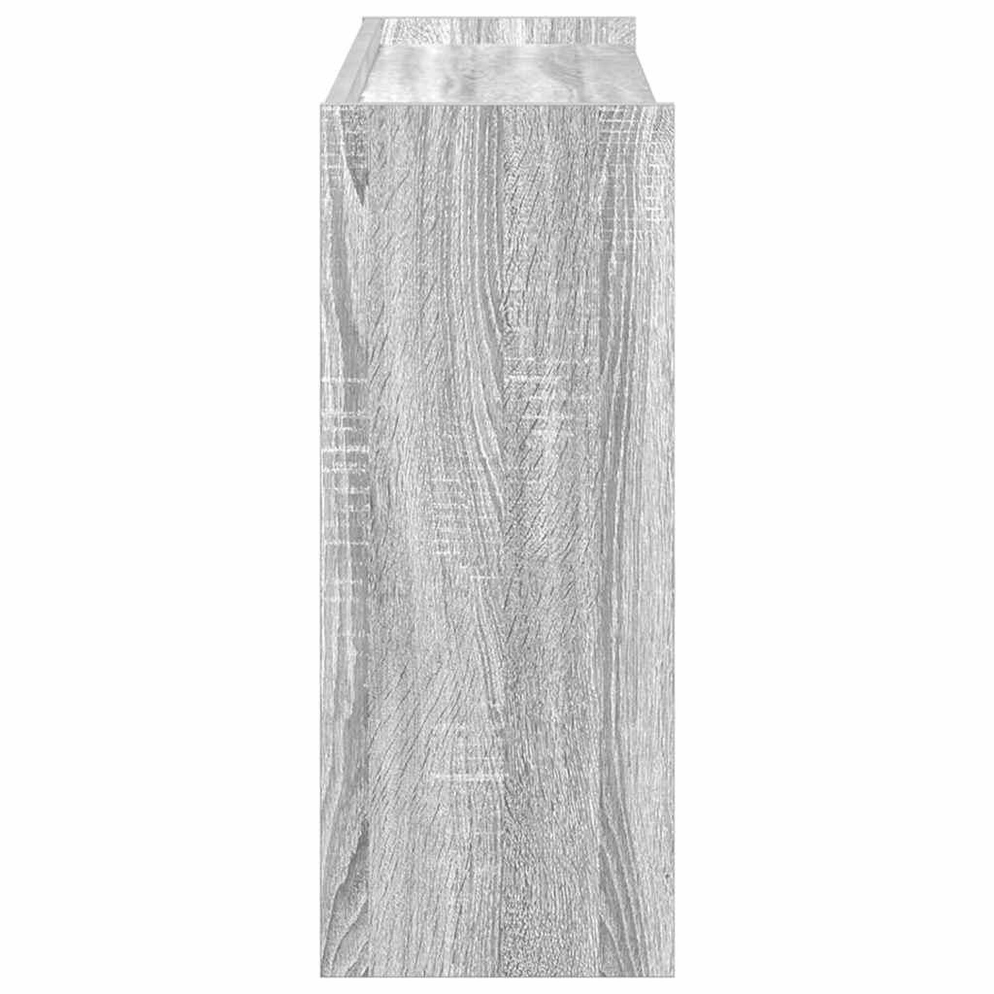 Voir la diapositive 5 : VIDAXL Etagere a chaussures sonoma gris 80x25x62 cm bois d'ingenierie