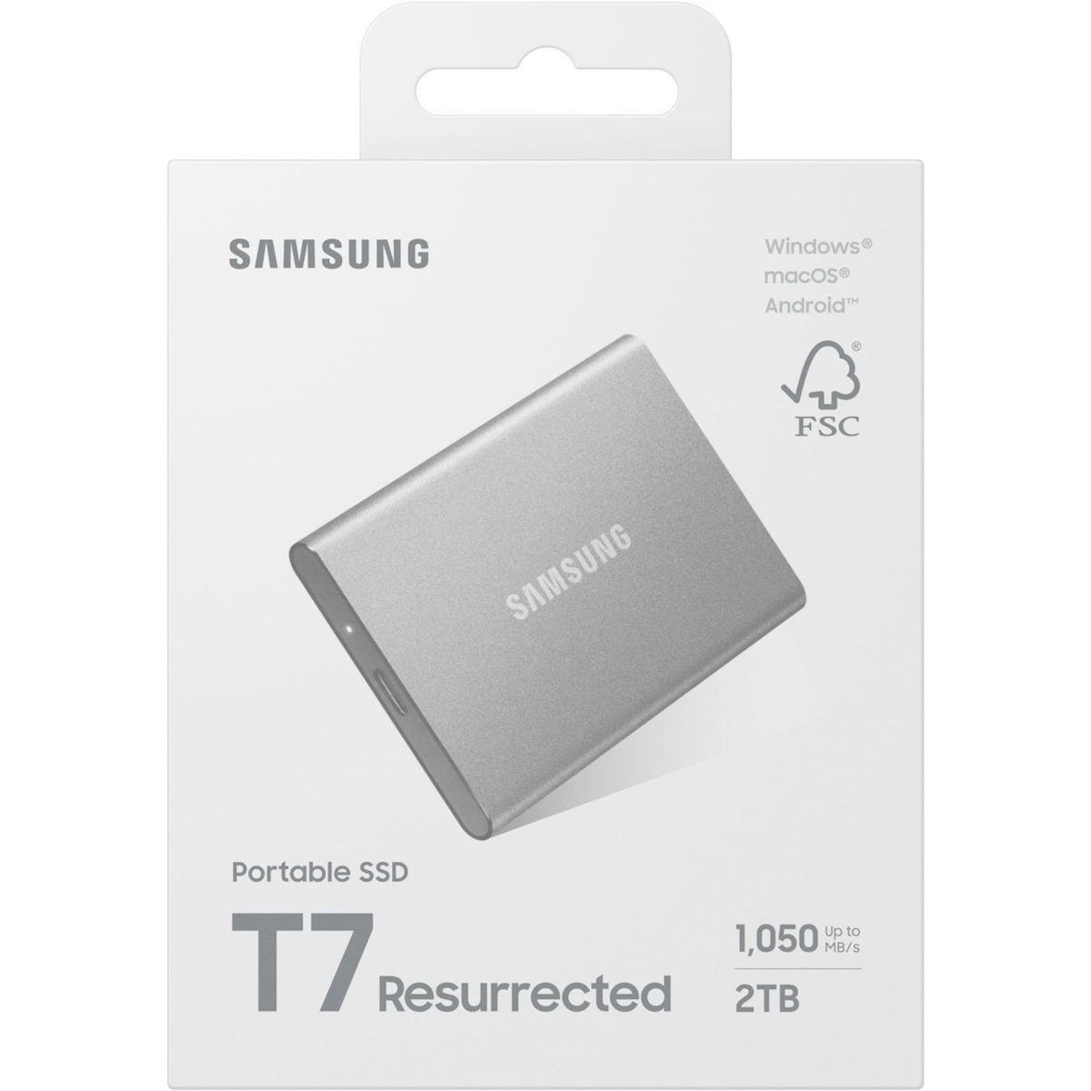 Samsung Disque dur SSD externe 2To T7 Resurrected