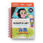 CROCODILE CREEK Livre scratch Art - Mix and match - Animaux