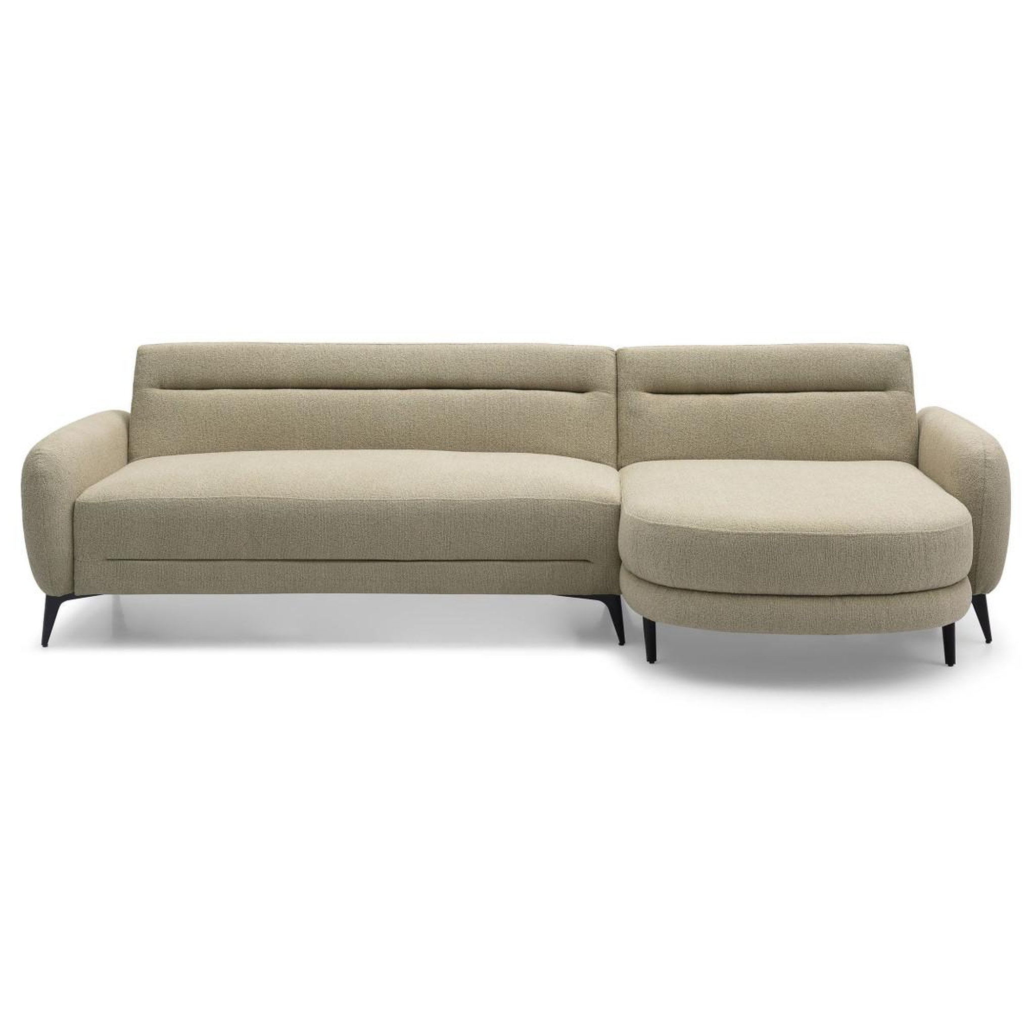 Paris Prix Canapé d'angle convertible  milan  283cm taupe