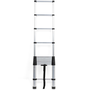 Voir la diapositive 4 : ID MARKET Échelle télescopique en aluminium 3m20 pliable, charge maximale 150kg