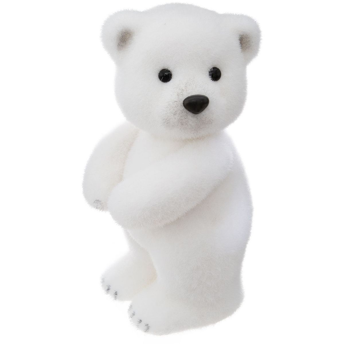 ATMOSPHERA Ours petit debout blanc h25cm