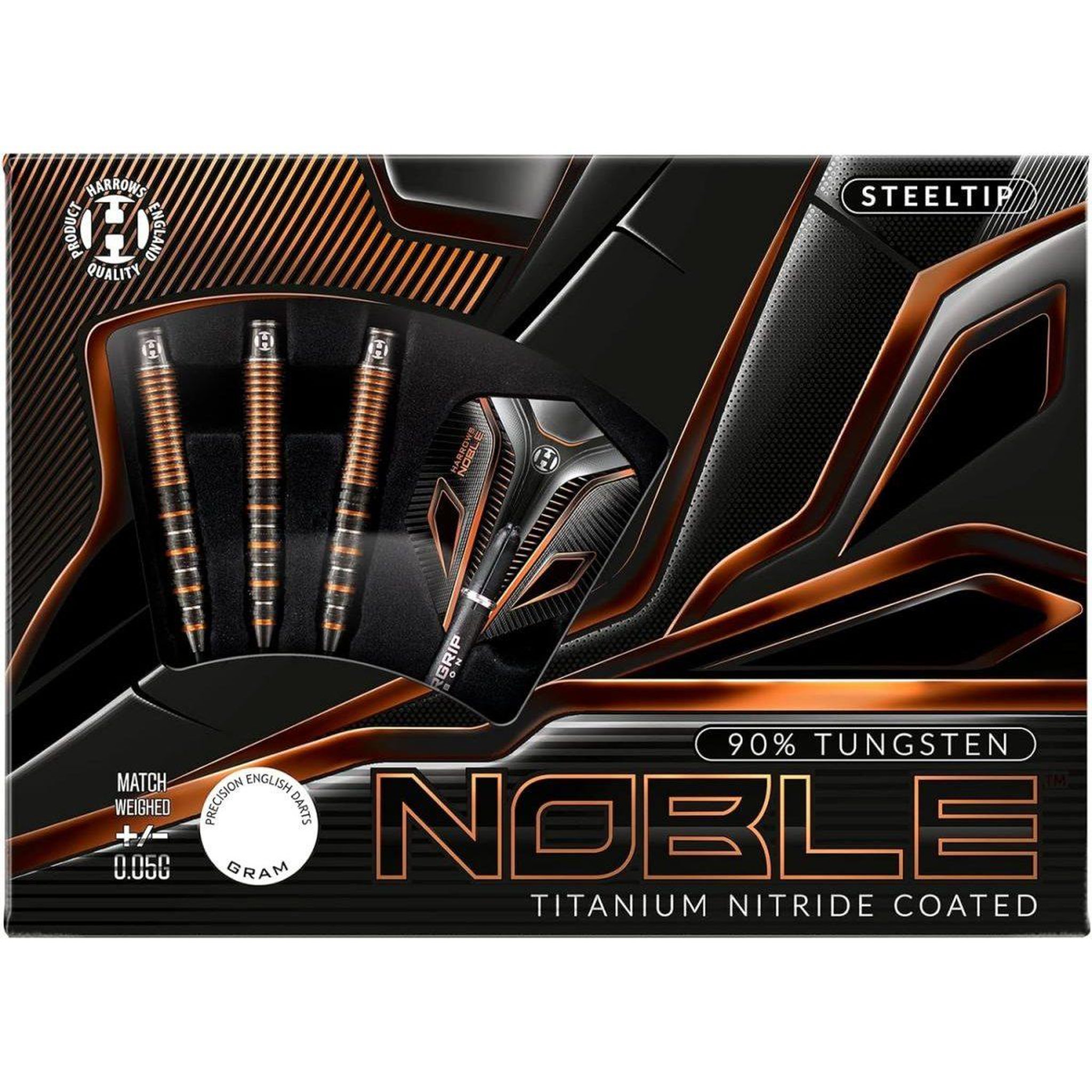 Voir la diapositive 3 : Harrows Fléchettes noble 90 steel 25g r